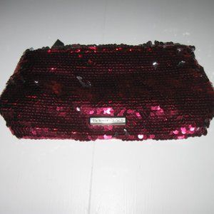 VS Cosmetic Case Pink Sequin Clutch